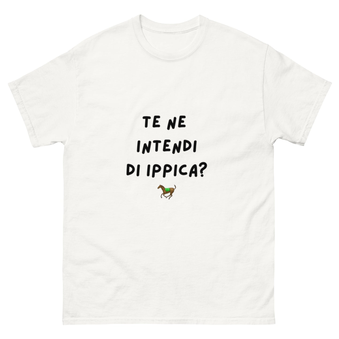 Maglietta di Calcio Divertente 'Te ne Intendi di Ippica?' - Maglietta Ironica per Tifosi