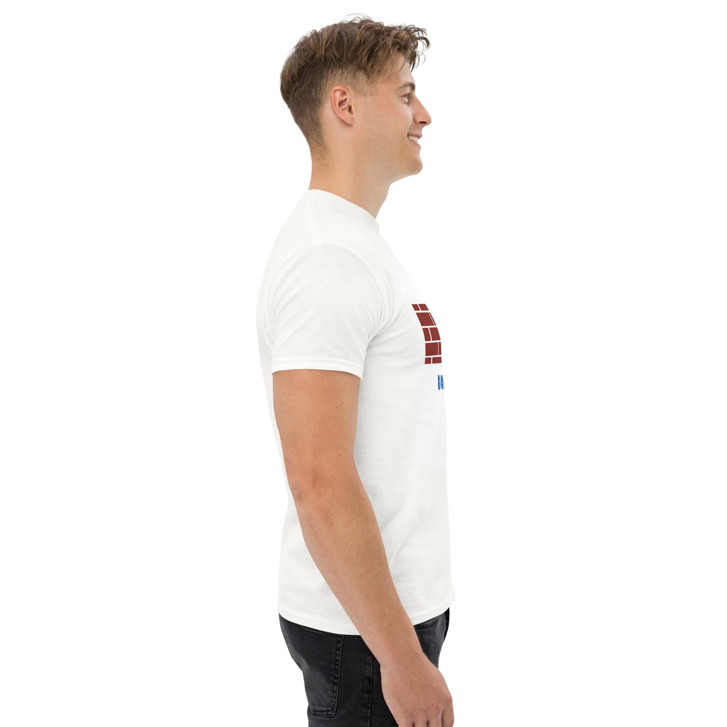 Maglietta di Calcio Divertente 'Da Qui Non Si Passa' - T-Shirt Ironica per Tifosi